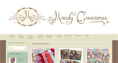 Desktop Screenshot of mandycreaciones.com